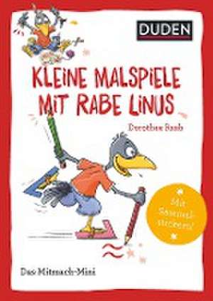 Duden Minis (Band 40)  Kleine Malspiele mit Rabe Linus / VE3 de Dorothee Raab