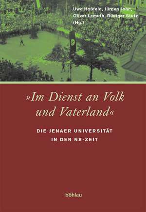 "Im Dienst an Volk und Vaterland" de Uwe Hoßfeld