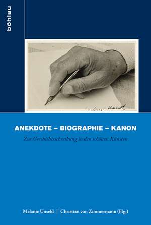 Anekdote - Biographie - Kanon de Melanie Unseld