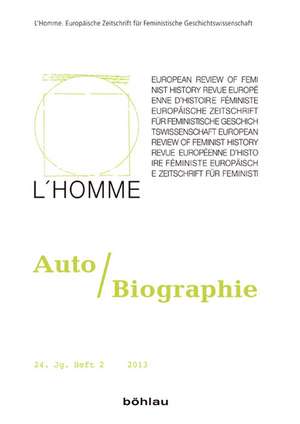 L'Homme 24/2. Auto/Biographie de Mineke Bosch