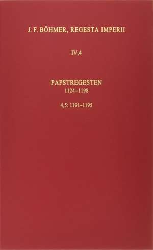 Papstregesten 1191-1195