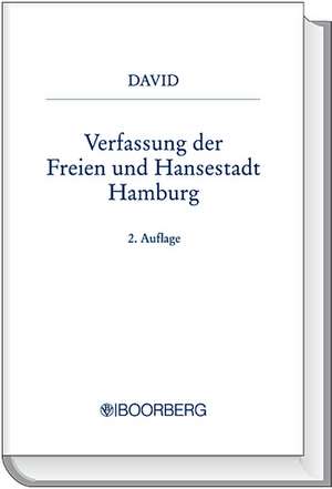 Verfassung der Freien und Hansestadt Hamburg de Klaus David