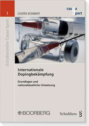 Internationale Dopingbekämpfung de Judith Amelie Schmidt