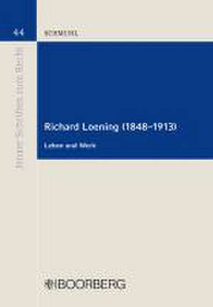 Richard Loening (1848-1913) de Elisabeth Schmuhl