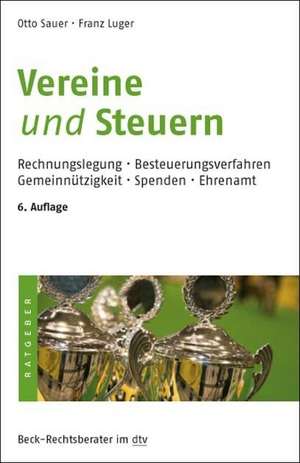 Vereine und Steuern de Otto M. Sauer