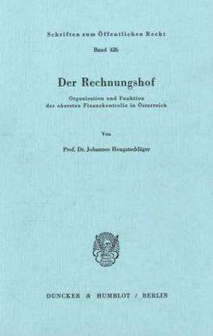 Der Rechnungshof de Johannes Hengstschläger