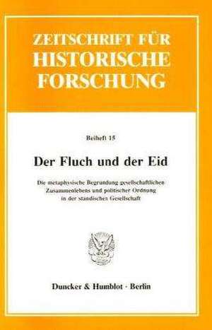 Der Fluch und der Eid de Andre Holenstein