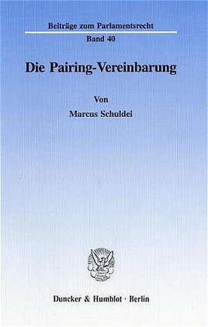 Die Pairing-Vereinbarung de Marcus Schuldei