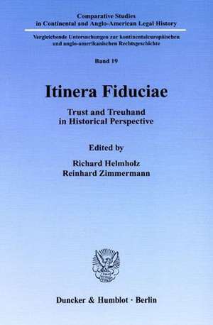 Itinera Fiduciae. de Richard Helmholz