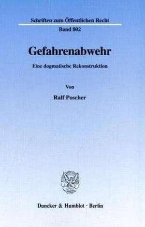 Gefahrenabwehr. de Ralf Poscher