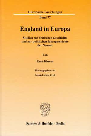 England in Europa. de Kurt Kluxen