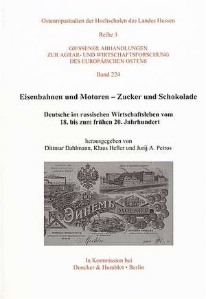 Eisenbahnen und Motoren - Zucker und Schokolade de Dittmar Dahlmann