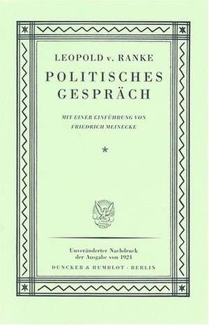 Politisches Gespräch de Leopold von Ranke