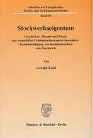 Stockwerkseigentum de Gerald Kohl