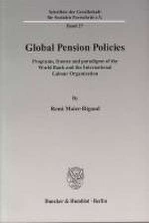 Global Pension Policies de Remi Maier-Rigaud