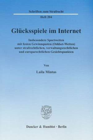 Glücksspiele im Internet. de Laila Mintas