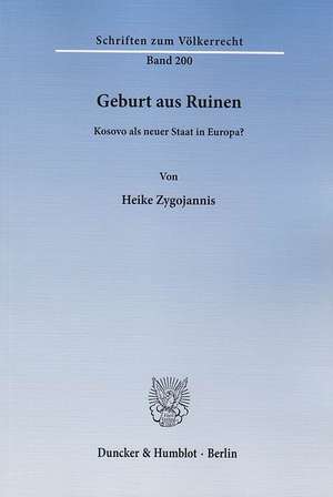 Geburt aus Ruinen de Heike Zygojannis