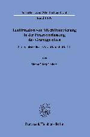 Legitimation von Mischfinanzierung in der Finanzverfassung des Grundgesetzes. de Simon Piloty-Leskien