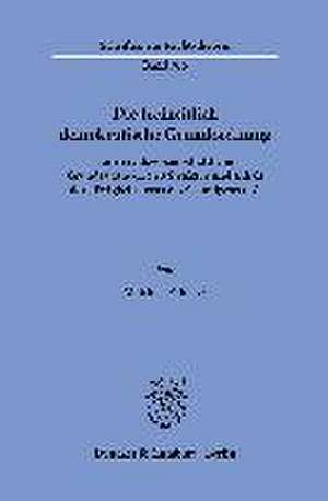 Die freiheitlich demokratische Grundordnung. de Matthias Fahrner