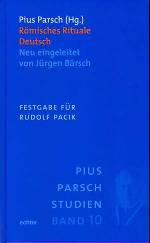 Römisches Rituale Deutsch de Pius Parsch