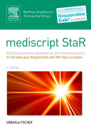 mediscript StaR Skripten-Paket Hammerexamen mit Registerheft de Matthias Angstwurm