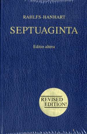 Greek Old Testament-Septuaginta de Robert Hanhart