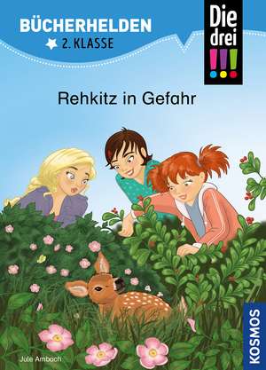 Die drei !!!, Bücherhelden 2. Klasse, Rehkitz in Gefahr de Jule Ambach