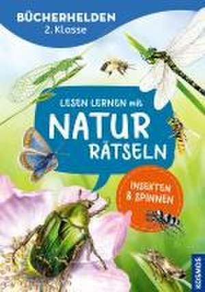 Lesen lernen mit Naturrätseln, Bücherhelden 2. Klasse, Insekten & Spinnen de Leonie Duppke