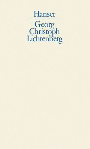 Aufsätze, Entwürfe, Gedichte, Erklärung der Hogarthischen Kupferstiche de Georg Christoph Lichtenberg