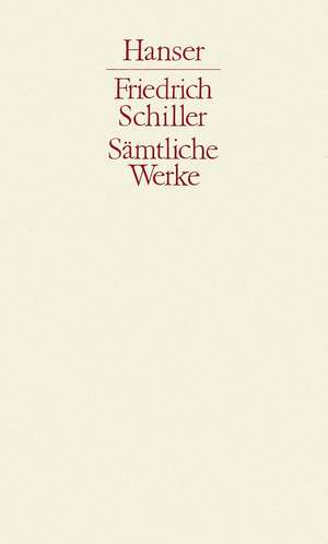 Werke 3 de Friedrich Schiller