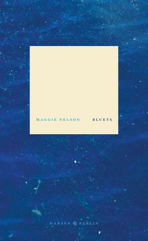 Bluets de Maggie Nelson