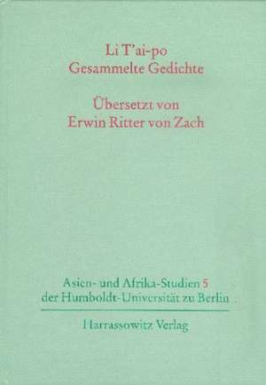 Gesammelte Gedichte de Li Tai-po