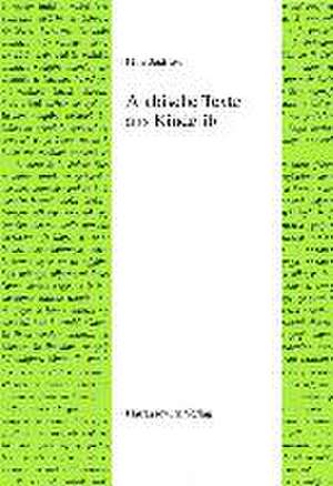 Arabische Texte Aus Kinderib: Kapitel 1 Und 2. Eine Einfuhrung in Die Grundlagen Des Indischen Dramas Und Der Indischen Poesie de Otto Jastrow