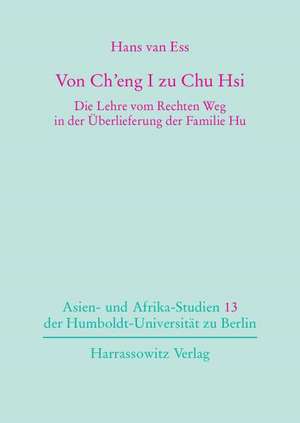 Von Ch'eng I zu Chu Hsi de Hans van Ess