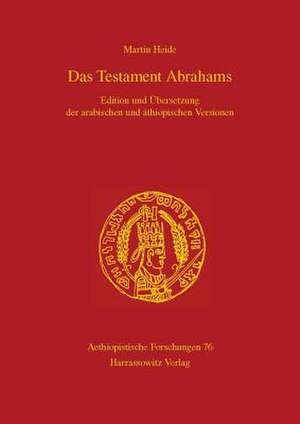 Das Testament Abrahams de Martin Heide