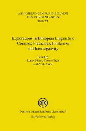 Explorations in Ethiopian Linguistics