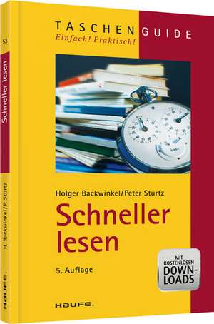 Schneller lesen de Peter Sturtz