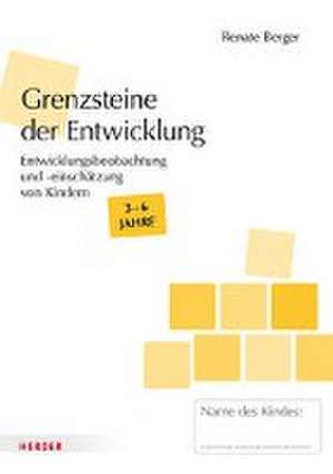 Grenzsteine der Entwicklung Ü3 [10 Stück] de Renate Berger