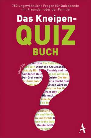 Das Kneipenquiz-Buch de Wanda Eule