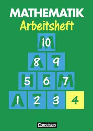 Mathematik. Neue Ausgabe für Sonderschulen. Arbeitsheft 4. Euro de Heribert Gathen