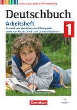 Deutschbuch Gymnasium Band 1: 5. Schuljahr. Baden-Württemberg - Bildungsplan 2016 - Arbeitsheft mit interaktiven Übungen online de Christoph Fischer