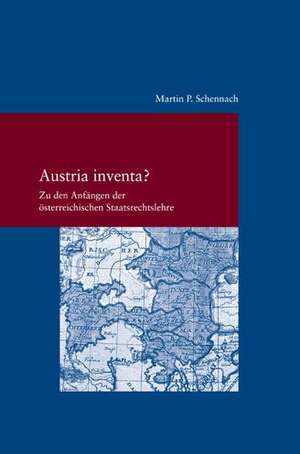 Austria inventa? de Martin P. Schennach