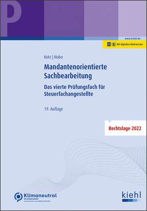 Kotz, H: Mandantenorientierte Sachbearbeitung