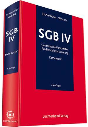 SGB IV de Eberhard Eichenhofer
