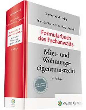 Formularbuch des Fachanwalts Miet- und Wohnungseigentumsrecht de Werner Hinz