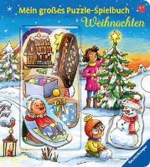 Mein großes Puzzle-Spielbuch: Weihnachten de Bookella Bookella