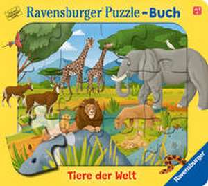 Ravensburger ® Puzzle-Buch - Tiere der Welt de Steffi Korda