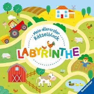 Ravensburger Mein allererster Rätselblock - Labyrinthe - Rätselblock für Kinder ab 3 Jahren de Susannah Bailey