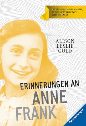 Erinnerungen an Anne Frank de Alison Leslie Gold