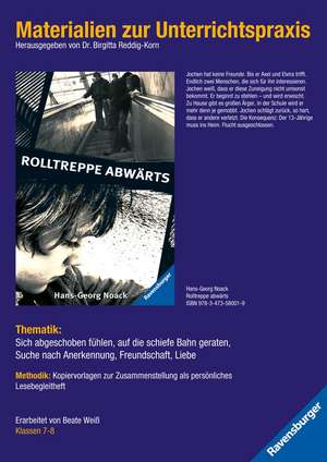 Hans-Georg Noack: Rolltreppe abwärts. Materialien zur Unterrichtspraxis de Hans-Georg Noack